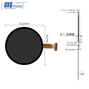 1.2 "AMOLED Vòng hiển thị Màn hình LCD 390*390 qspi góc đầy đủ thông minh 1.2inch mặc <span class=keywords><strong>OLED</strong></span> mô-đun - Product Image 2