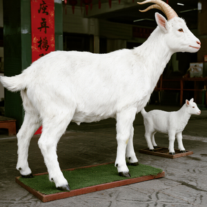 Tùy Chỉnh Mô Phỏng Dê Thực Tế Hoạt Hình Động Vật Mô Hình Động Cơ Điện Cho Trang Trại Công Viên Chủ Đề Trung Tâm Mua Sắm Nhà Chơi Nông Nghiệp - Product Image 3