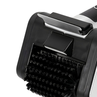 Brosse de nettoyage électrique sans fil pour barbecue, nettoyeur rotatif avec lumière LED, tête de brosse détachable pour barbecue et camping