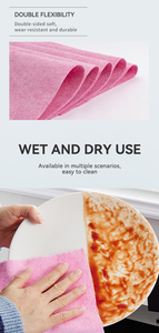 Hộ gia đình dùng một lần làm sạch xé dừa scourer vải trong cuộn cho món ăn nhà bếp không dệt rửa chén khăn cuộn - Product Image 6