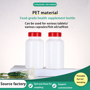 Botella de inyección de plástico blanco de 300ML, botella de spray de plástico magnético, botellas de plástico para cosméticos - Product Image 2