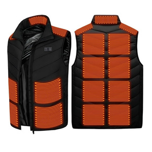 Gilet da uomo all'ingrosso a temperatura costante gilet piumino di calore intelligente gilet riscaldante lavabile gilet per viaggi in campeggio - Product Image 1
