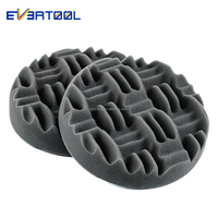 EVERTOOL 6 pouces tampons de polissage de voiture éponge de cirage individuelle ensemble de mousse polisseuse Kit pour perceuse