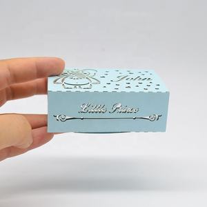 Papier découpé au laser pour fête prénatale garçon, boîte à bonbons adorable, 50 pièces - Product Image 2