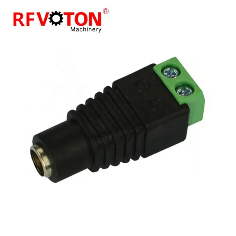 5.5*2.1Mm Mannelijke Dc Connector/Dc Jack Adapter/ Dc Power Jack Plug Adapter Bulk Rf Female Socket Nakamichi Banaan Mannelijke Jack