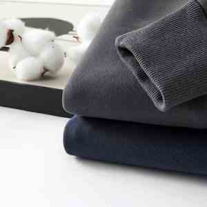 H5399 High Quality Low OEM MOQ 4XL Heavyweight 650 GSM Cotton <b>Blends</b> Zip up Hoodies Unisex Fleece Hoodies - Product Image 4