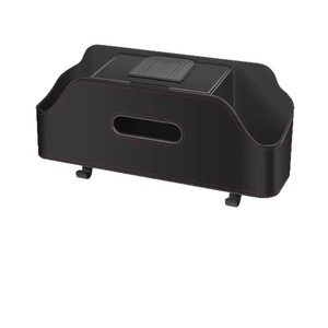 <b>Car</b> Seat Back Storage Box Leather Multi-functional Organizer With <b>Hook</b> Design For Rear Seat Water Cup Holder - Product Image 2