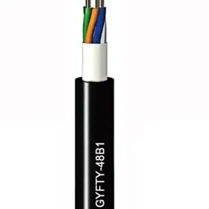Supplier GYFTY 12 24 48 96Core Outdoor Non-Metallic Flame Retardant LSZH Materials Fibre Optic Cables