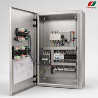 Boîtier de distribution d'alimentation double DaFengXing ATS 40-80A IP30, commutateur de transfert automatique pour alimentation industrielle basse tension