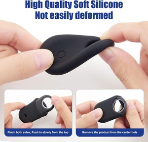 Étui de protection souple en silicone anti-perte porte-clés rond pour Samsung <span class=keywords><strong>Galaxy</strong></span> <span class=keywords><strong>SmartTag</strong></span> 2 Tracker - Product Image 5