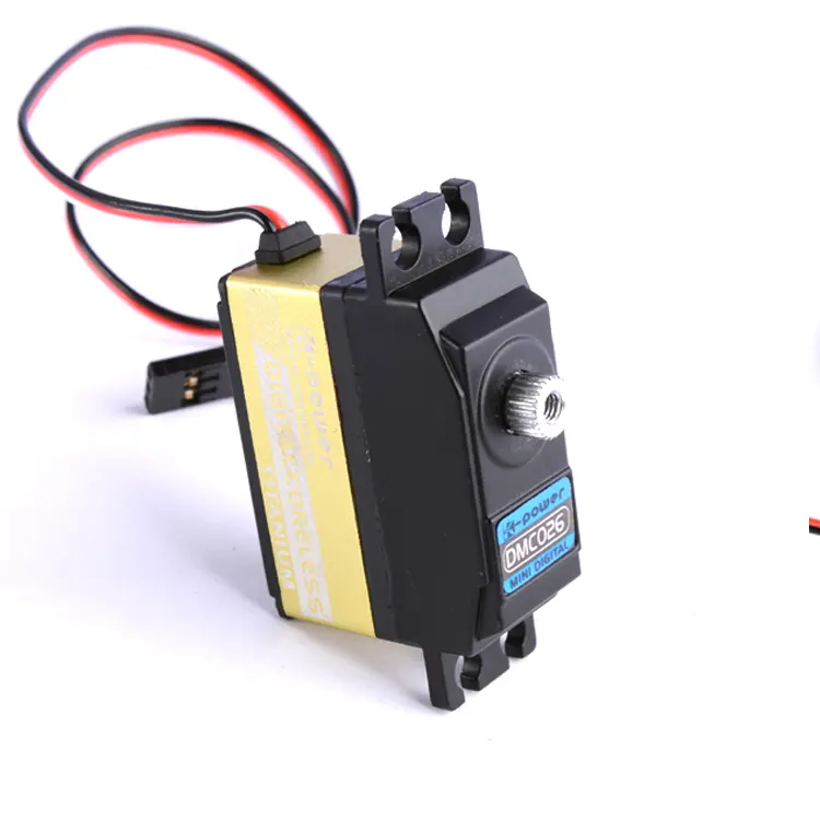 K-power 6kg metal gear coreless rc servo for rc toy 1:10 car steering hobby robot arm DMC026