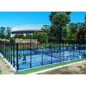 Hot Sell Panoramic Single Padel Sport Courts Price Paddle Tennis Court Supplier