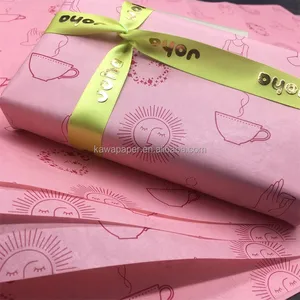 Rosa Seidenpapier Kleidung Geschenk papier Seidenpapier Wrapper für Schuhe Handtasche