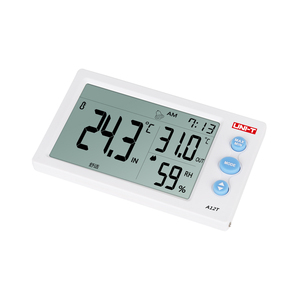 A12T UNI-T Digital LCD <b>Thermometer</b> & Hygrometer with Alarm <b>Clock</b> Weather Station Indoor/<b>Outdoor</b> Use CE Certified Battery Powered - Product Image 4