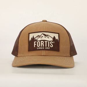 BSCI, venta al por mayor, gorra de papá deportiva personalizada de 6 paneles, gorra de camionero clásica Oem de algodón marrón con logotipo de parche bordado de alta calidad - Product Image 2