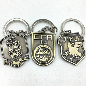 Llavero Personalizable con Logotipo de Equipo de Fútbol, con Forma de Escudo de Bronce, para Fanáticos de Alemania, Argentina, España, Bélgica - Recuerdo - Product Image 1