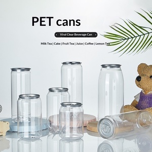 Botella de Plástico Transparente Desechable de Grado Alimenticio, Cilíndrica, de 500 ml, con Tapa Fácil de Abrir, para Dulces y Galletas, Disponible al por Mayor - Product Image 1