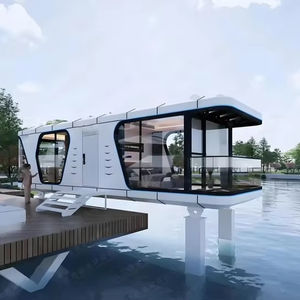 Modern Luxury Pré-fabricado Steel Space <span class=keywords><strong>Capsule</strong></span> Villa Sistema Inteligente para Camping e Uso do Hotel - Product Image 1