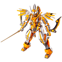 Piececool Modern Crescent Blade Armor 3D Metal Puzzle Model Kit UV Printing DIY Assembly Warrior Fantasy Collectible untuk Dewasa