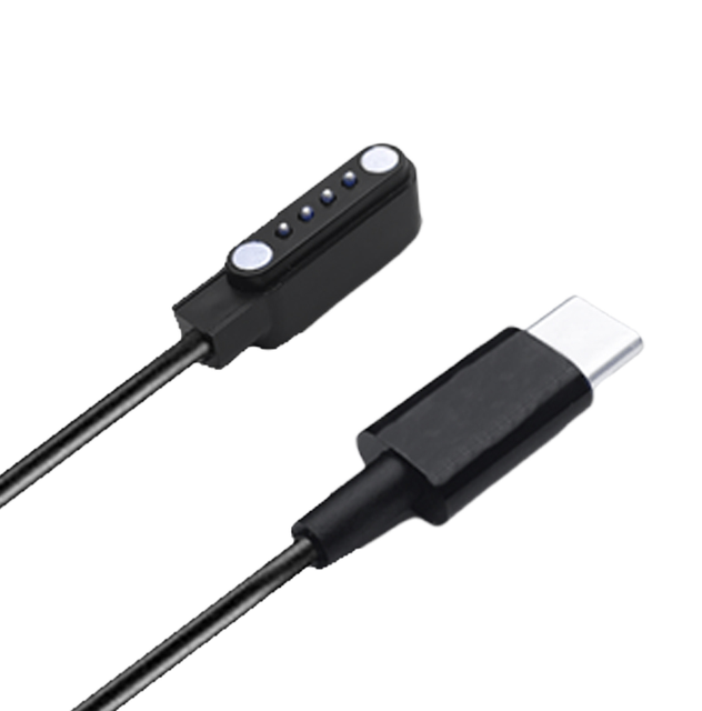 Factory Magnetic Bracelet Watch Charger Smartwatch Type-C 2-in-1 Charging Cable PVC Material 1A Fast Charging 2 Pin Compatible