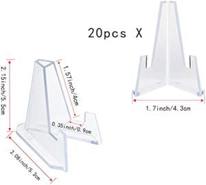 ขาตั้งจัดแสดงพลาสติกสะสมเหรียญของที่ระลึกขนาดเล็กทำจากโลหะอะคริลิคพร้อมส่ง - Product Image 2