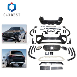 Kit de Carrocería <span class=keywords><strong>GLS</strong></span> 2022-2023, Parachoques Delantero y Trasero para <span class=keywords><strong>Mercedes</strong></span>-<span class=keywords><strong>Benz</strong></span> X167, Actualización a Modelo <span class=keywords><strong>GLS</strong></span> <span class=keywords><strong>600</strong></span> <span class=keywords><strong>Maybach</strong></span> 2024 - Product Image 1