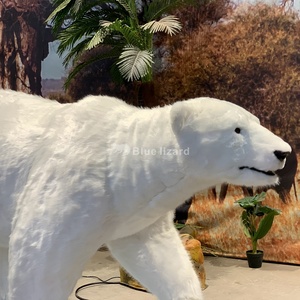 Animal animatronique d'intérieur personnalisé ours polaire réaliste modèle animal arctique pour les parcs à thème de glace Zoos <span class=keywords><strong>Film</strong></span> - Product Image 3