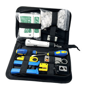 Bộ dụng cụ bóc vỏ, ép đầu nối mạng Ethernet <span class=keywords><strong>RJ11</strong></span> <span class=keywords><strong>RJ12</strong></span>, máy kiểm tra cáp LAN, kìm ép mạng <span class=keywords><strong>RJ45</strong></span>, bộ dụng cụ sửa chữa cáp mạng cầm tay - Product Image 6