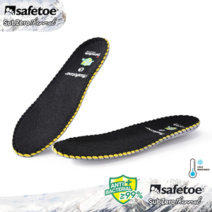 Semelles de travail hivernales résistantes au froid avec tissu antibactérien et isolation <span class=keywords><strong>3M</strong></span> - Product Image 1