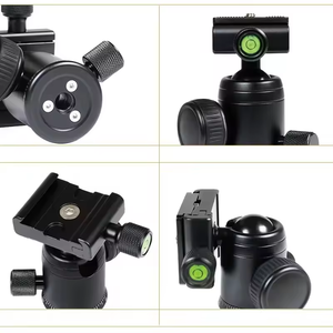 Tête sphérique amortissante à dégagement rapide pour trépied professionnel robuste de qualité supérieure pour accessoires d'appareil photo Nikon <span class=keywords><strong>Sony</strong></span> Canon - Product Image 5