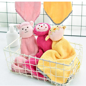 KUYUE simpatico cartone animato per <span class=keywords><strong>bambini</strong></span> in pile corallo con asciugamano, asciugamano appeso per <span class=keywords><strong>bambini</strong></span> - Product Image 6