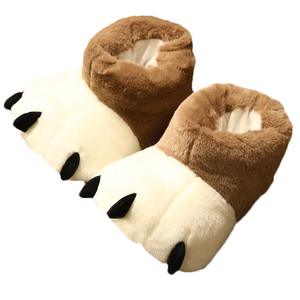 Bộ Đồ Ngủ Ấm Áp Giày Hoạt Hình Động Vật Móng Vuốt Dép Sang Trọng Và Cho Dép Nữ - Product Image 5