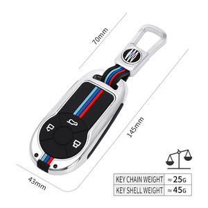 Étui de protection pour clé de voiture en alliage de zinc et gel de silice pour ORA Es11 Good Cat R1 R2 Baimao <span class=keywords><strong>IQ5</strong></span> EV, porte-clés, accessoires de sac - Product Image 4