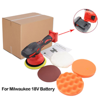 Polisseuse de voiture sans fil 8 vitesses réglables, outil électrique de cirage, ponçage et application de glaçage, compatible avec les batteries Dewalt/Milwaukee/Makita 20V