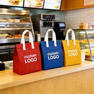 Bolsa Térmica Desechable para Almuerzo, Bolsa Aislante para Llevar, Venta al por Mayor de Fábrica, Bolsa de Aislamiento de Alimentos de Aluminio No Tejido de la Mejor Calidad - Product Image 1