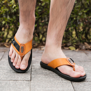 Erkekler için kalın Soled Flipflops yaz 2025 yeni öğe aşınmaya dayanıklı ve su geçirmez plaj ayakkabısı <span class=keywords><strong>Anti</strong></span> kayma ve erkekler için serin terlik - Product Image 4