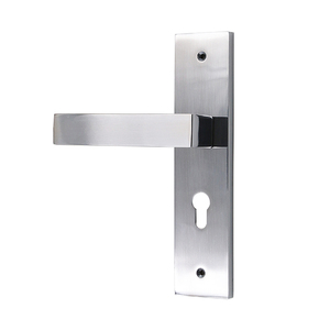 Serrure à mortaise en bois de 5845 mm avec double cylindre, ensemble de serrures à mortaise <span class=keywords><strong>Keyman</strong></span>, pour portes d'entrée principales, avec poignée et pêne dormant de sécurité - Product Image 3