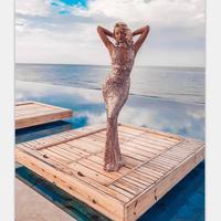 NOVANCE F1931 2021 yeni varış kadın giyim seksi bayanlar pembe siyah teal pullu moda elbise seksi bodycon kulübü elbise bandaj
