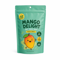 Sachets Doypack Personnalisés Imprimés en Gros avec Fermeture Zip Refermable pour Emballage Alimentaire, Présentoir Transparent pour Vente au Détail OEM