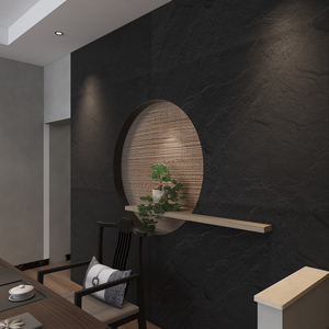 MCM Design moderno piastrelle di pietra flessibile <span class=keywords><strong>poliuretano</strong></span> materiale naturale roccia parete lastra per le vacanze hotel argilla modificata - Product Image 2
