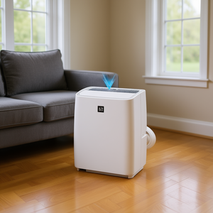 Climatiseur portable 11899 Btu, refroidissement et chauffage jusqu'à 298 pieds carrés, modèle électrique à fréquence fixe en plastique D0100XUJRTY - Product Image 2