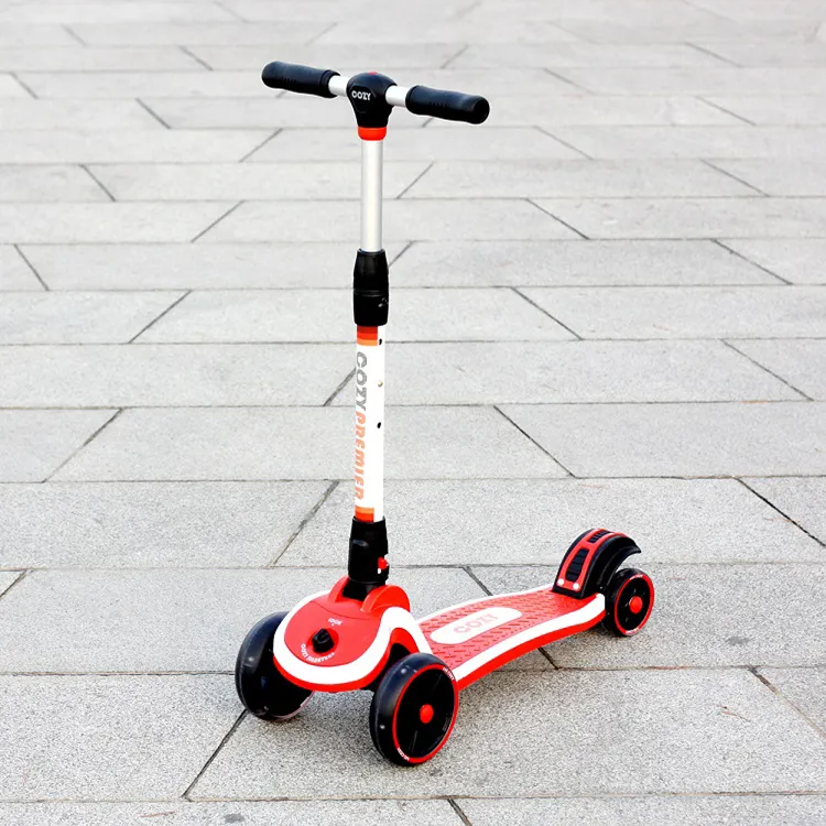 360 Scooter enfants Scooter avec roues clignotantes en PU/scooter bébé Scooter extérieur enfant jouets à vendre pour enfants/aluminium de haute qualité