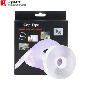 Ruban adhésif nano transparent lavable réutilisable double face, bandes adhésives transparentes pour montage d'images, ruban nano - Product Image 2
