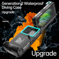 Fábrica al por mayor bajo el agua 15M IP68 Universal buceo impermeable funda de teléfono con cordón ForSamsung/iPhone/Huawei/Xiaomi/Google