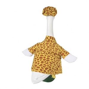 Nueva Decoración Navideña de Jardín con Figura de Ganso en Bata con Estampado de Leopardo, de Poliéster, para Porche Estilo Americano - Product Image 6