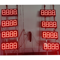 Letrero de Precio de Gasolinera LED, Cartel Publicitario Digital, Letrero de Precio de Gasolina Digital Programable y Pantalla LED