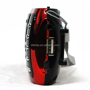 ลำโพงระบบเสียงไดอะแฟรมขนาดเล็กแบบ EL-715FM ไฟฉายแบบชาร์จไฟได้จอแสดงผล LED ดิจิตอลแบบ USB/TF เครื่องเล่น <span class=keywords><strong>MP3</strong></span>วิทยุ FM - Product Image 2