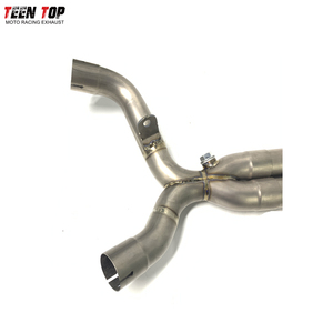 Tuyau d'échappement Z1000 en alliage de titane de taille de stock 2010 ~ 2021 <span class=keywords><strong>Z1000SX</strong></span> tuyau d'échappement 2010 ~ <span class=keywords><strong>2019</strong></span> Z1000 double échappement pour Kawasaki - Product Image 3