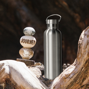 750ml Sealed Leak Proof Vacuum <b>Thermos</b> <b>Bottle</b> No Fingerprint Coating Lightweight Metal Handle Reusable Stainless Steel Sports - Product Image 1