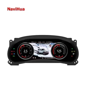 Navihua 12.3 Inch Linux System LCD Digital Instrument Cluster Car Dashboard Auto Meter for Jeep Wrangler